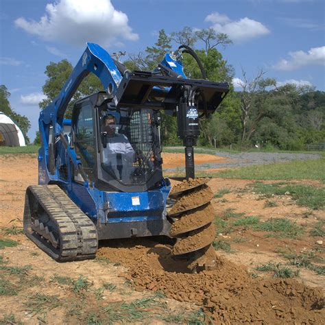 auger attachment for cat skid steer|heavy duty skid steer auger.